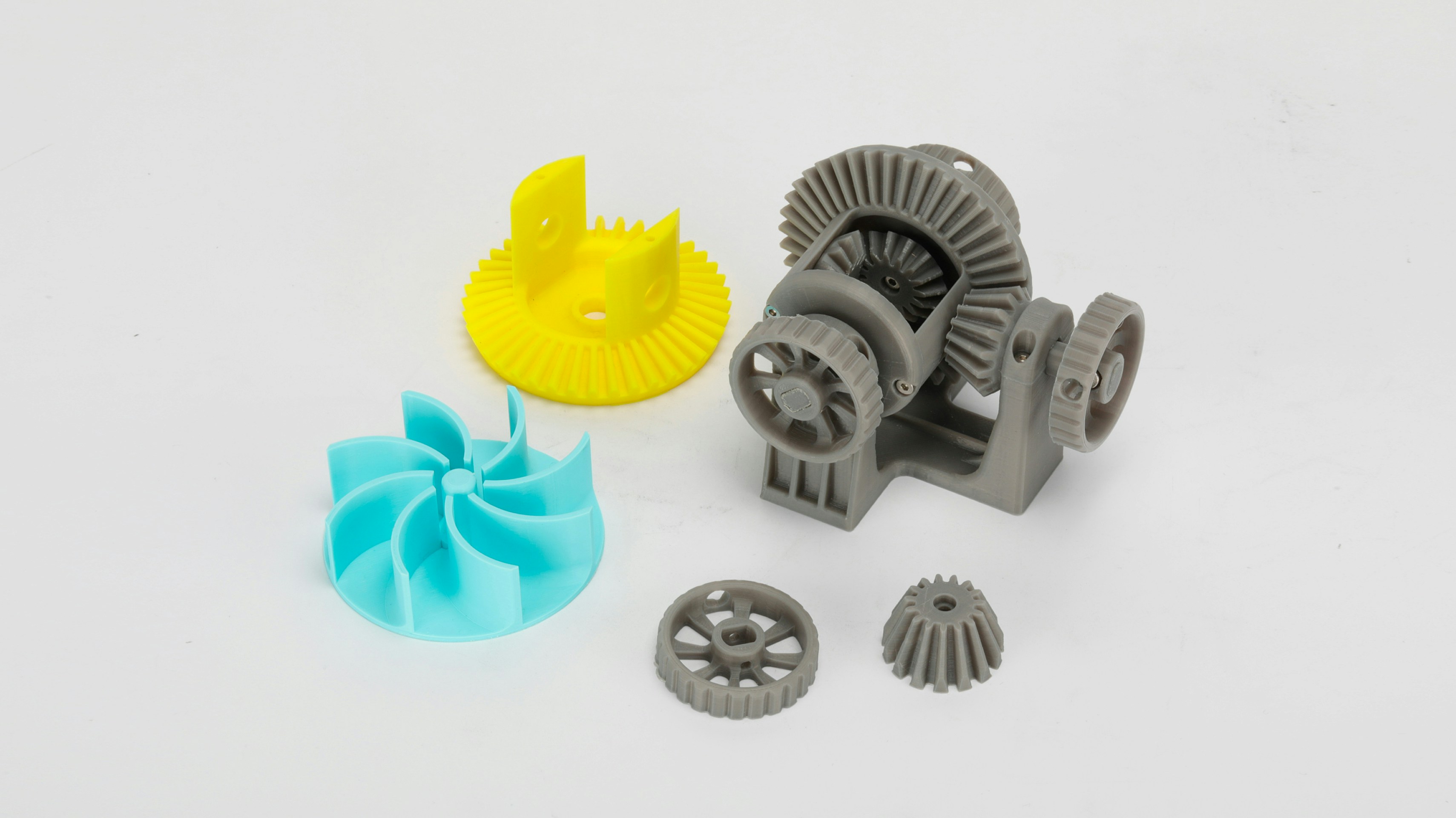3D printed gears and parts